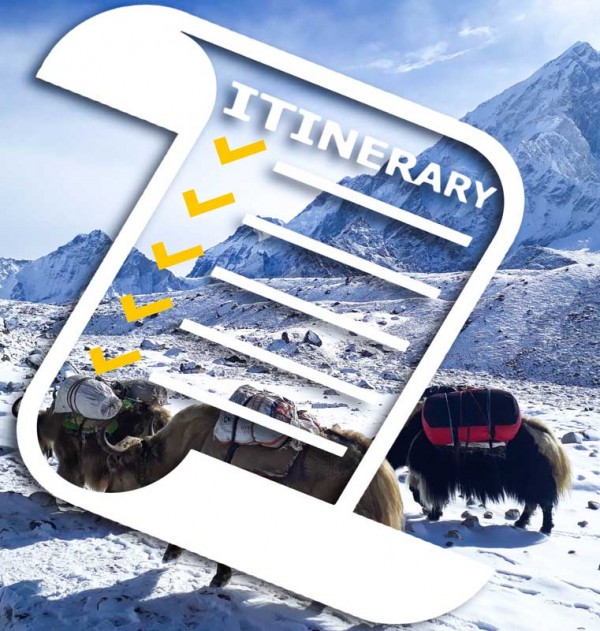 GHT Trek Itinerary