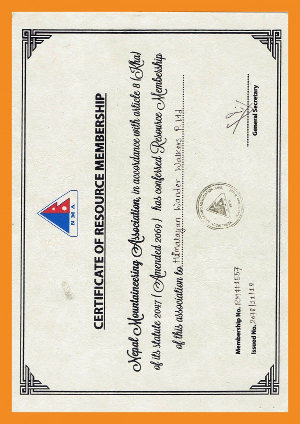 Neapl Mountaineering Association Membership