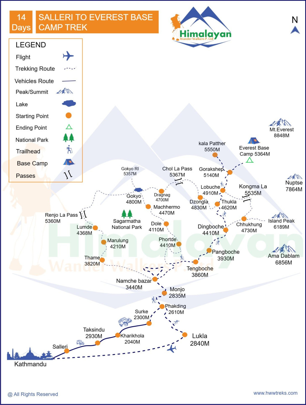 Salleri to Everest Base Camp Trek
