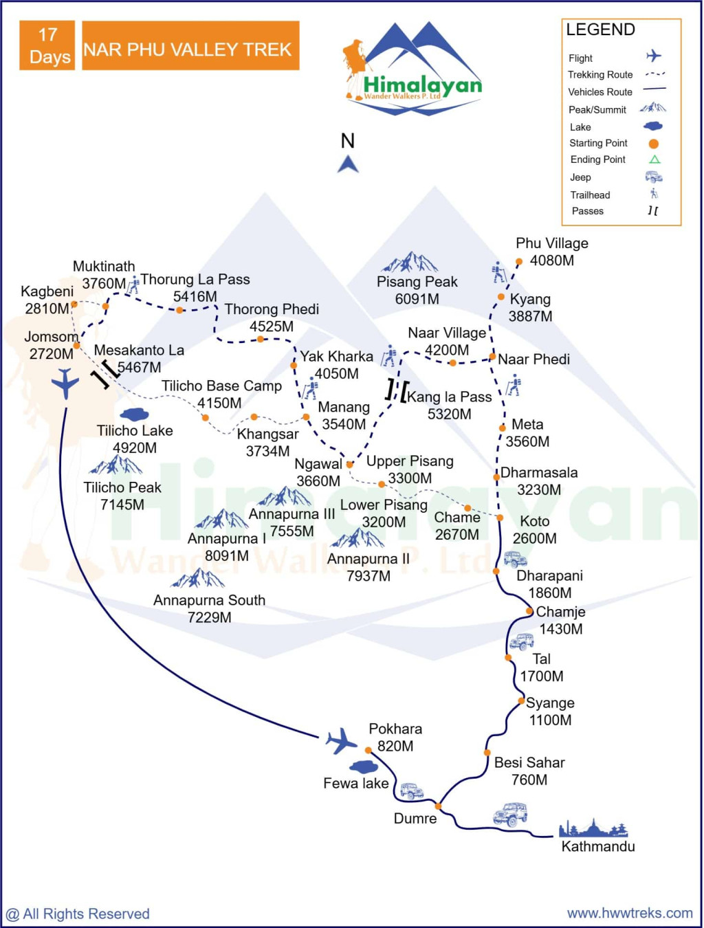 Nar Phu Valley Trek - 17 Days