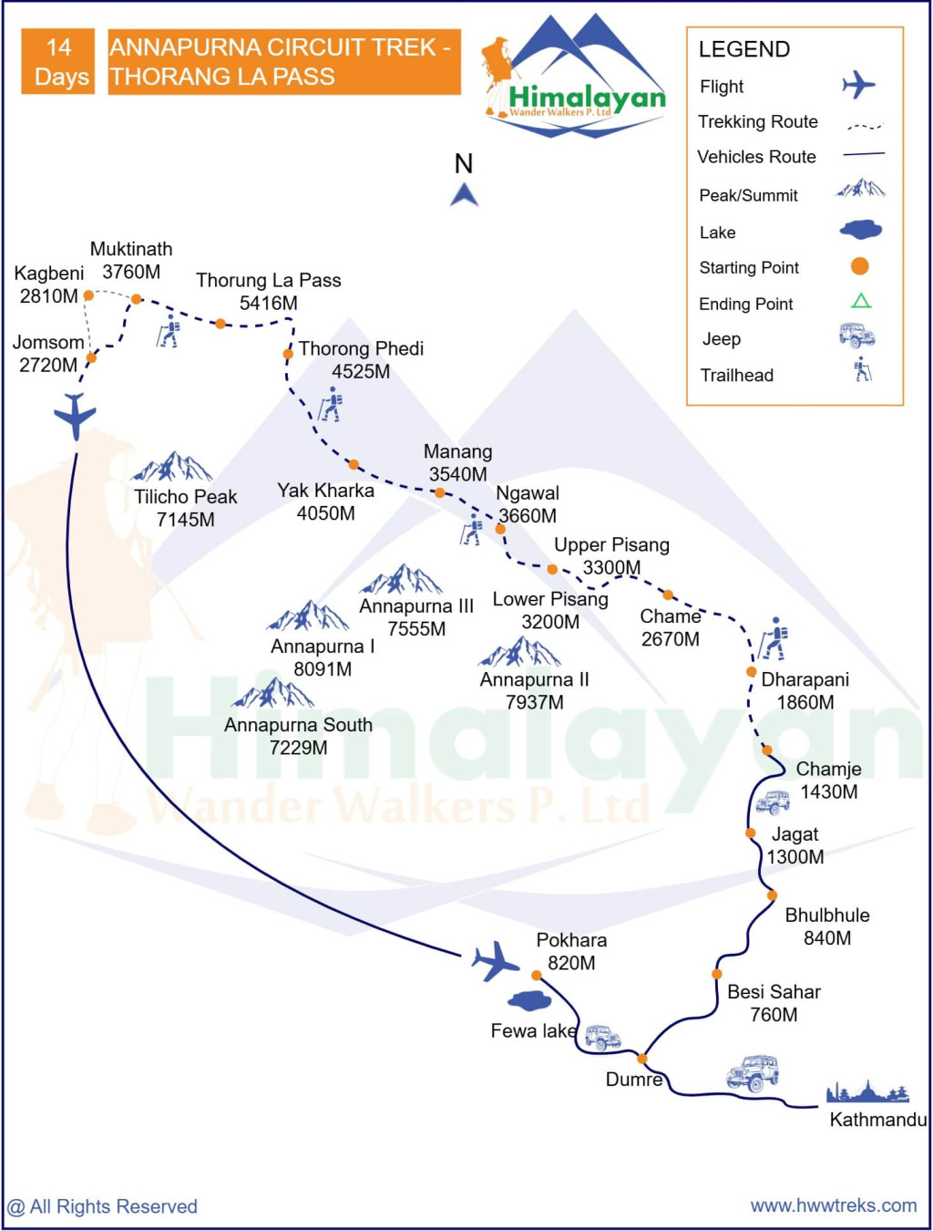 Annapurna Circuit Trek -Thorang La Pass