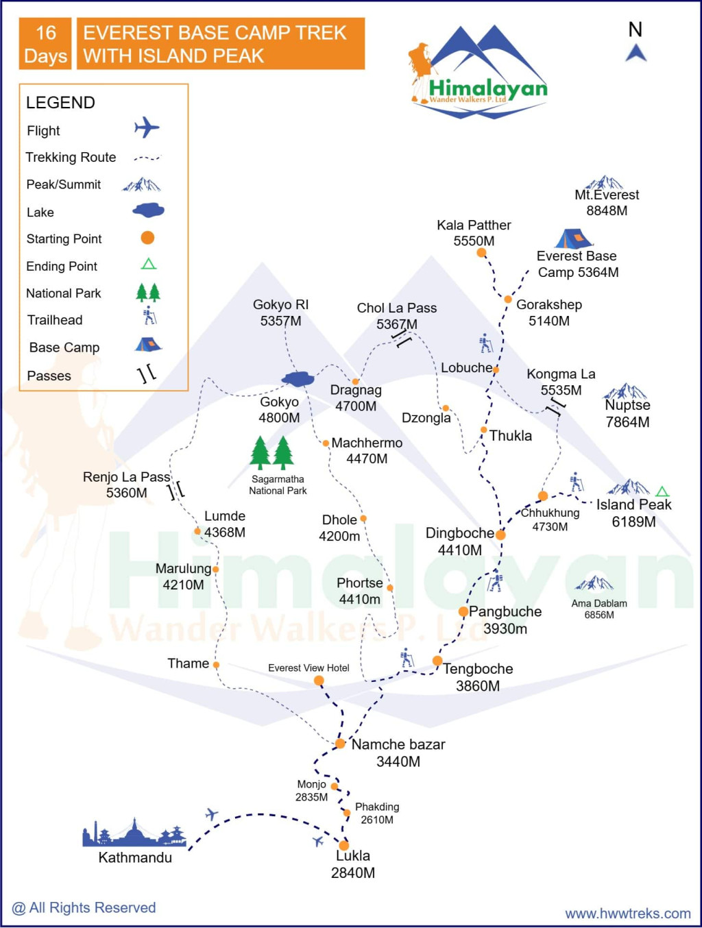 Everest Base camp trek with Island Peak Climbing