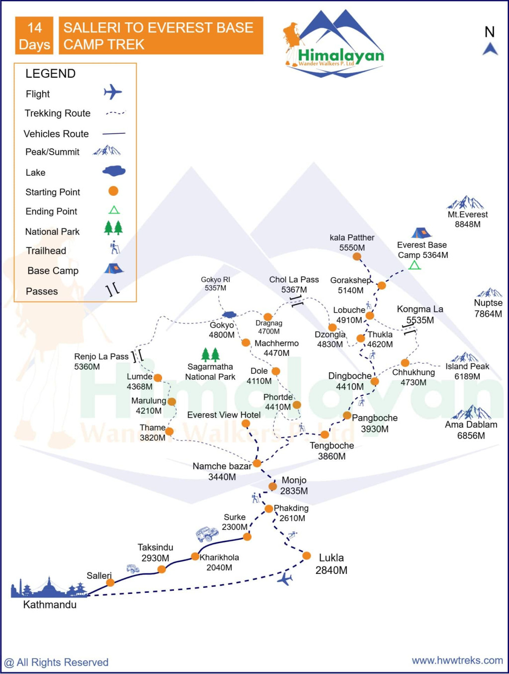 Salleri to Everest Base Camp Trek