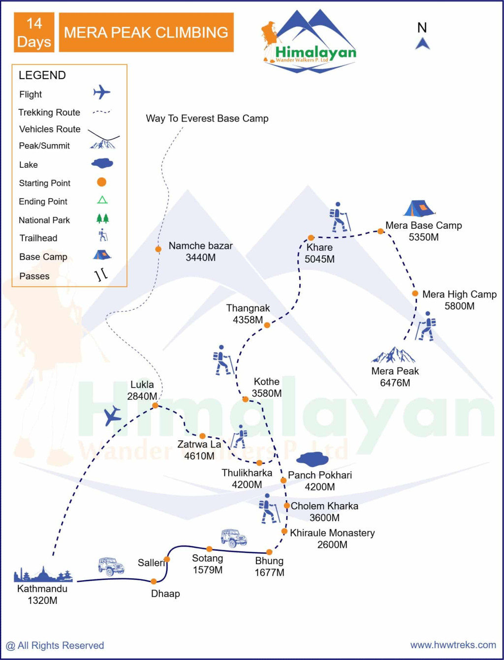 Mera Peak Climbing - Highest Trekking Peak in the world